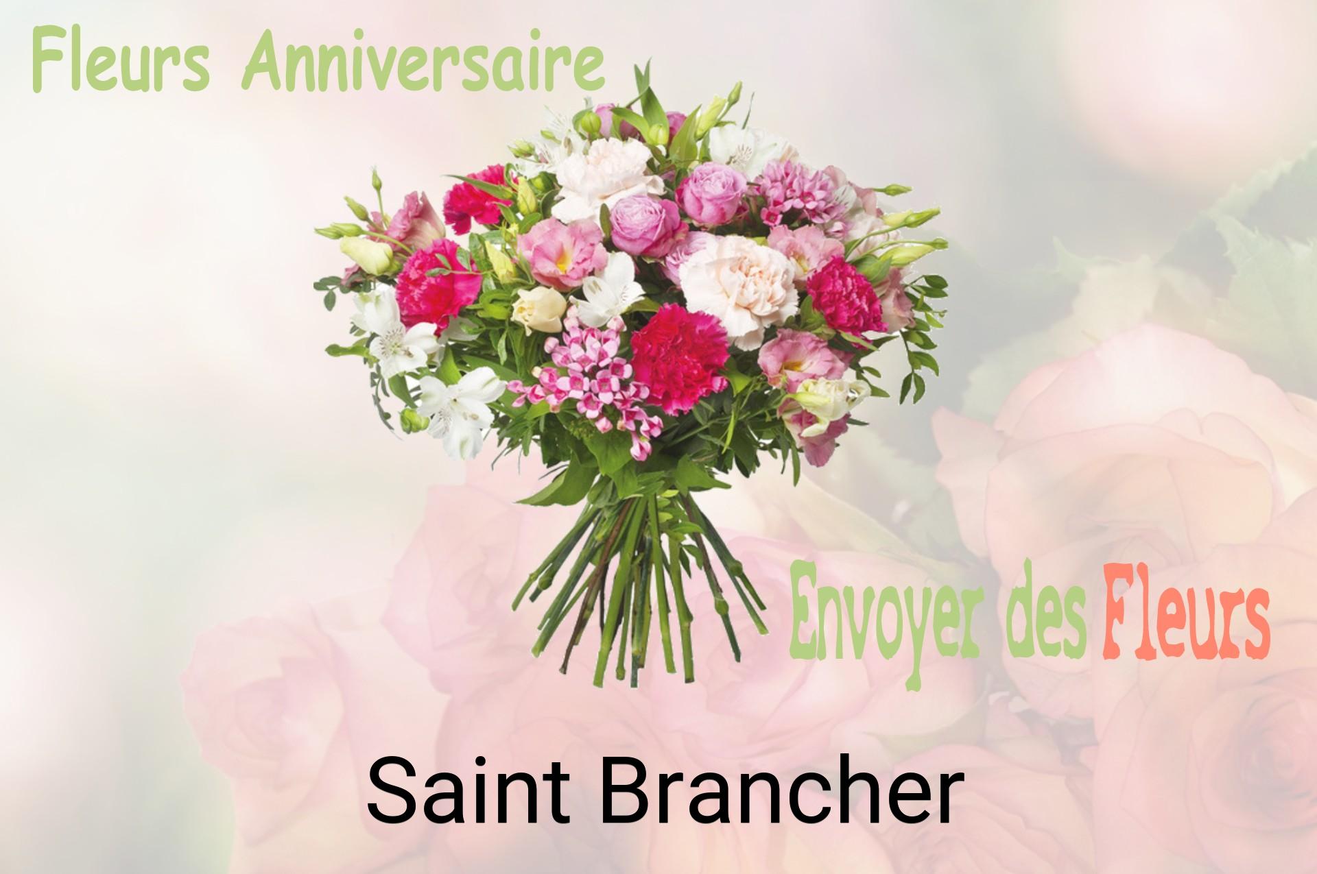 Bouquet de fleurs d’anniversaire livré à Saint-Brancher